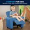 Flash Furniture Kids Recliner, 21-1/2" to 36-1/2" x 27", Upholstery Color: Blue DG-ULT-KID-LTBLUE-GG - alternate 8